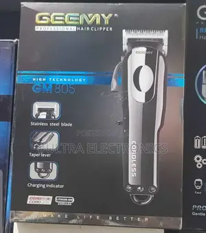የፀጉር ማሽን Gm-805 Is a Professional Hair Clipper Featuring Durable