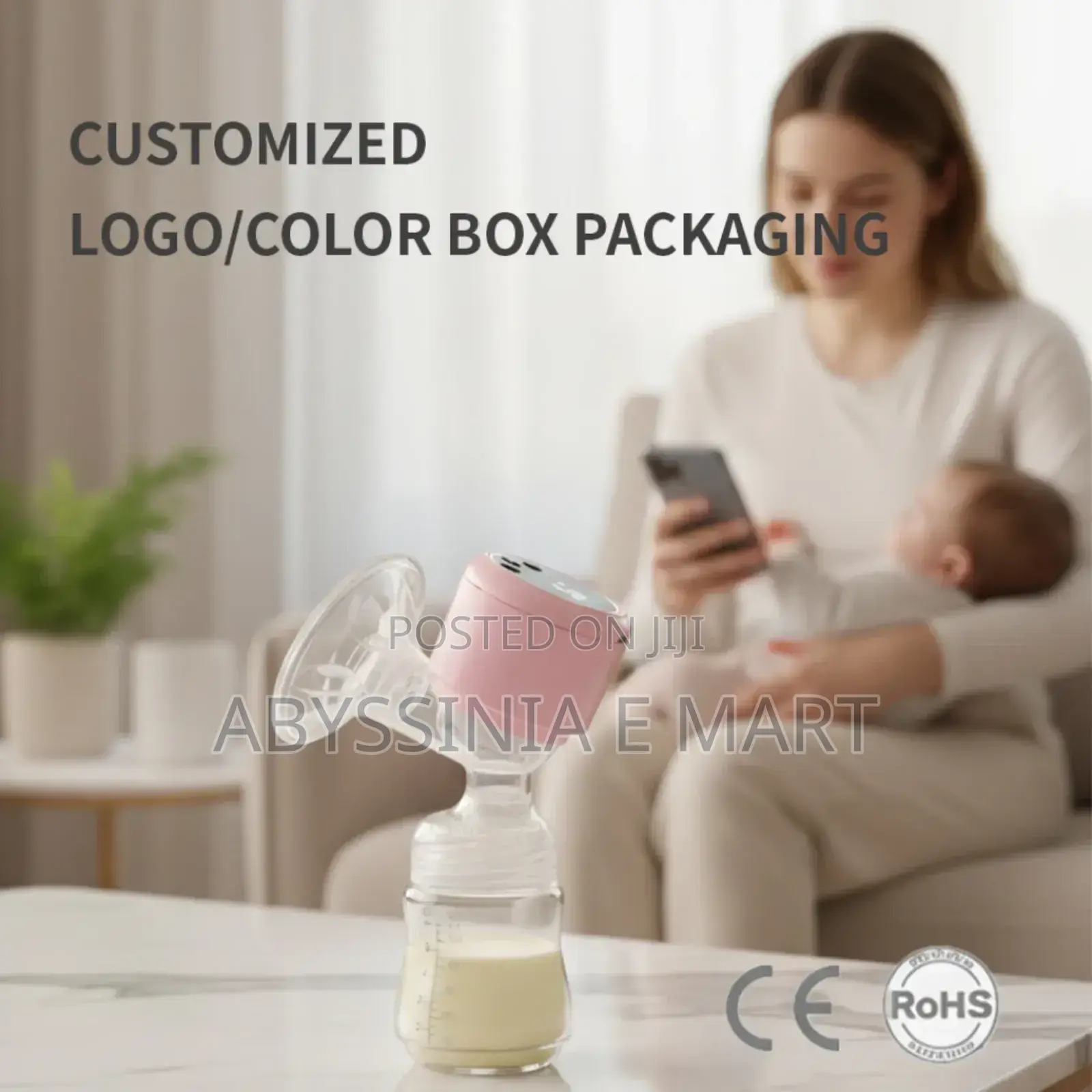 Portable and Rechargeable Breast Pump