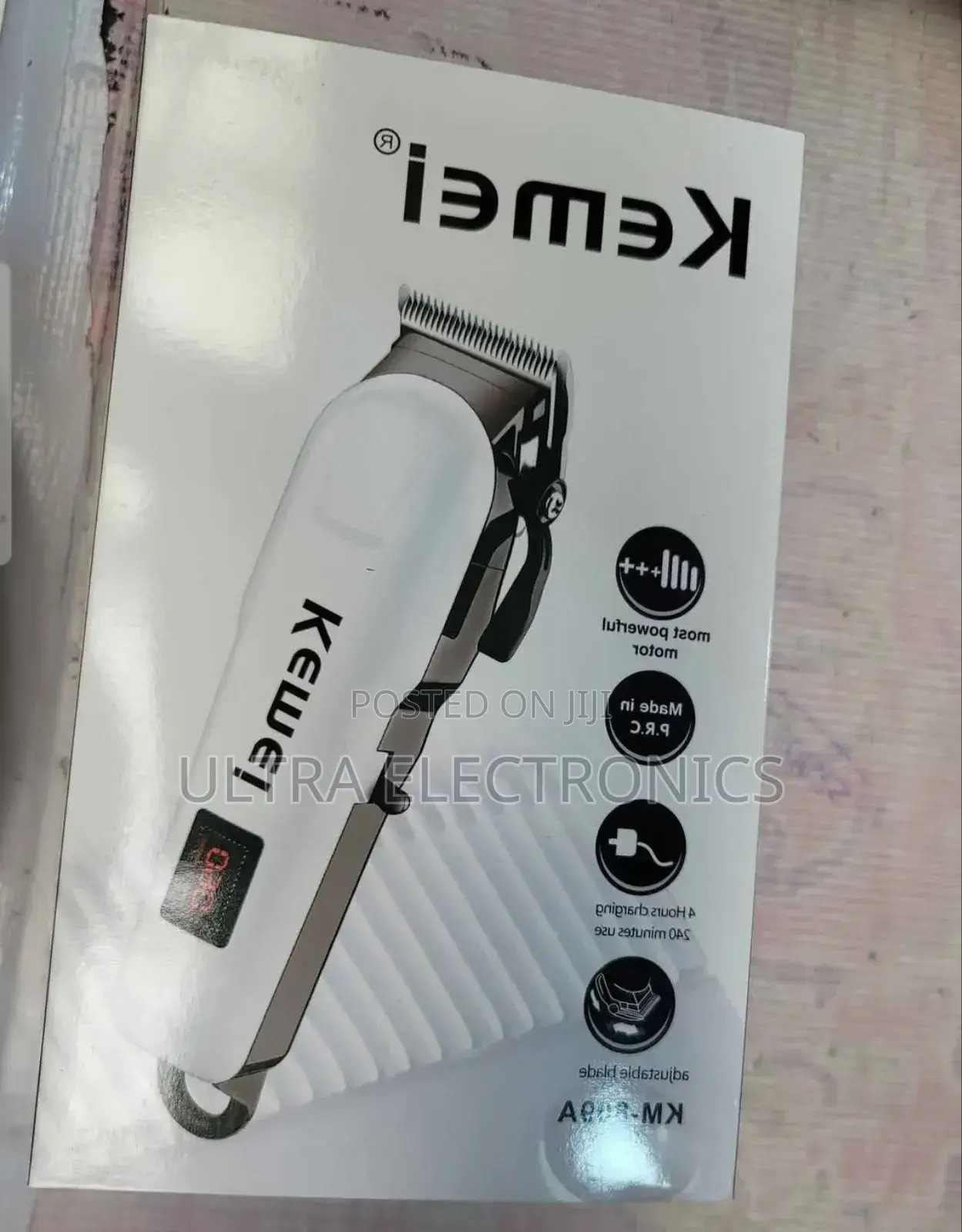 የፀጉር ማሽን Kemei Km-809a Hair Clipper and Trimmer. Key Features And