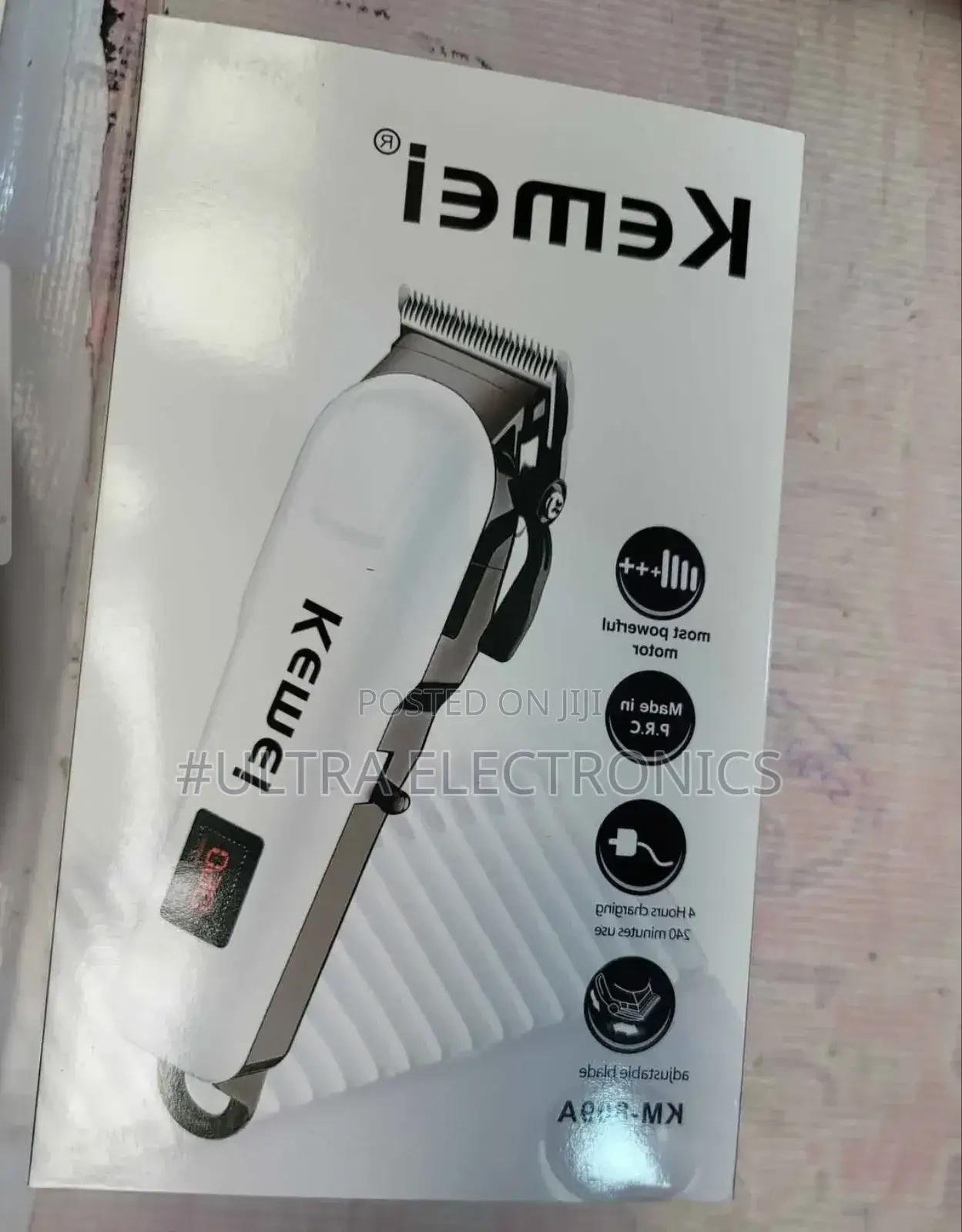 የፀጉር ማሽን Kemei Km-809a Hair Clipper and Trimmer. Key Features And