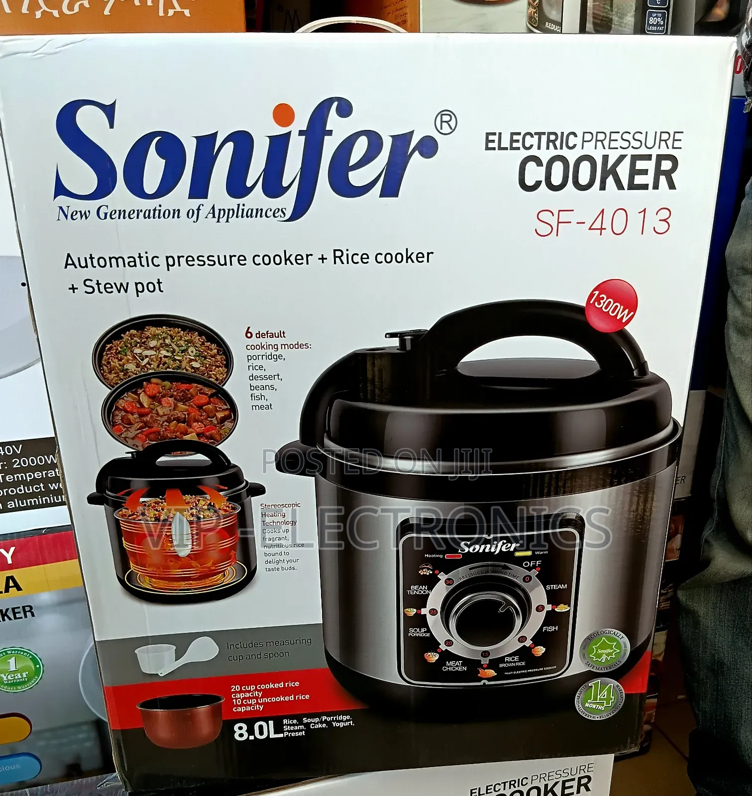 Sonifer Cooker 8liter Multifunction Fast Cooking Pot
