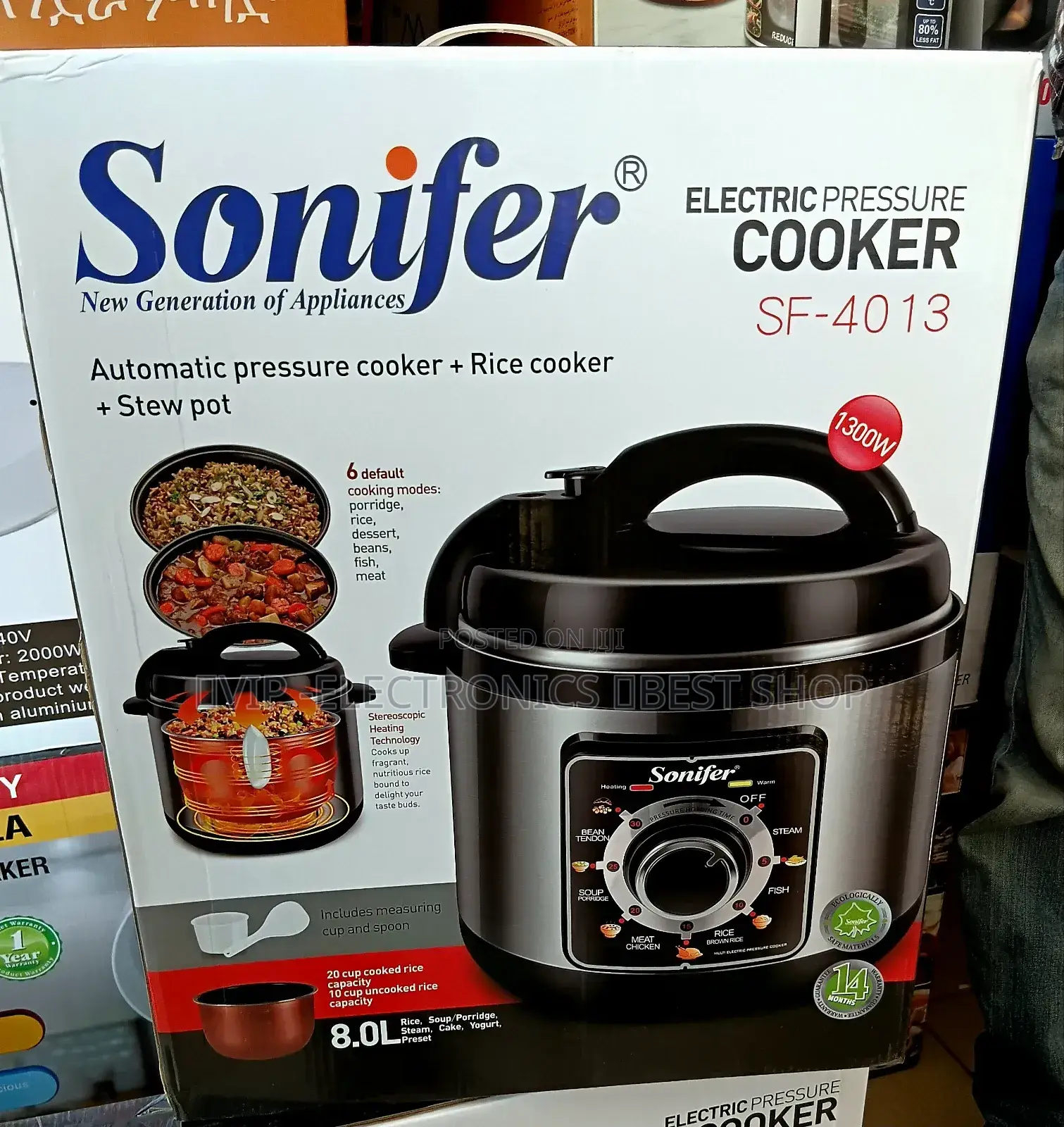 Sonifer Cooker 8liter Multifunction Fast Cooking Pot