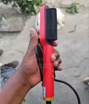 Electric Hair Straightening Brush, a 2-in-1