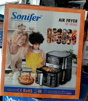 Sonifer Air Fryer 8.5l Air Fryer Digital Oil-Free 1700w Fast Cooking)