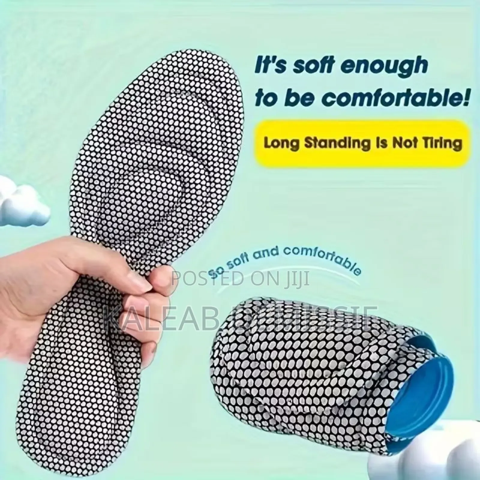 1pair Unisex Orthopedic Memory Foam Insoles