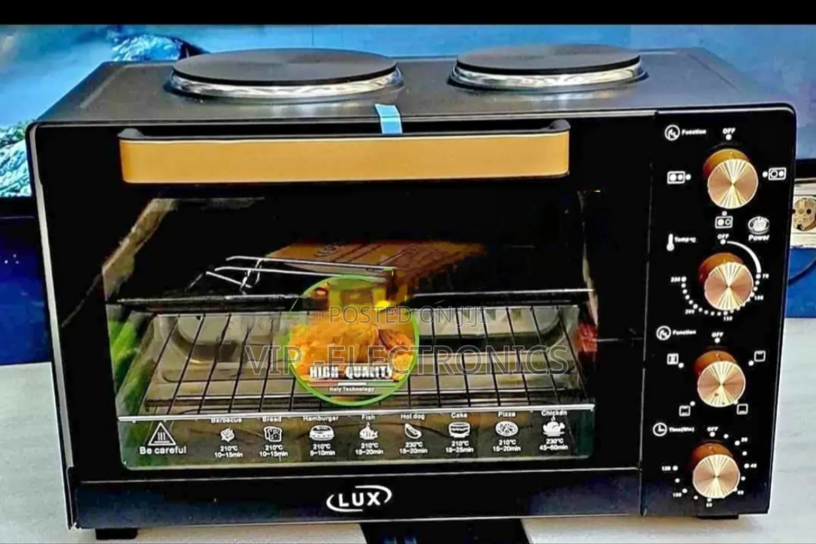 Lux Mini Oven 60liter Original Large Capacity Electric Oven
