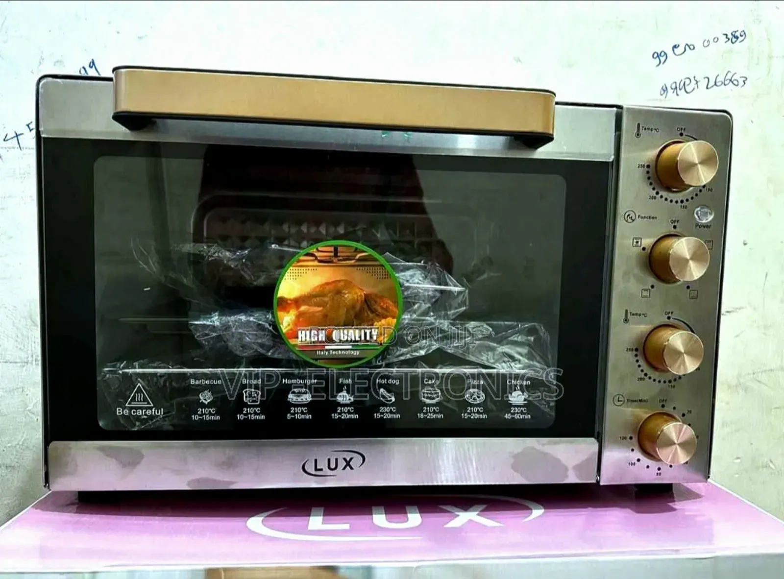 Lux Mini Oven 60liter Original Large Capacity Electric Oven