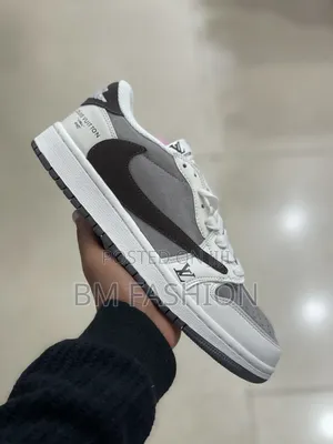Louis Vuitton X Travis Scott Inspired Aj1 Low
