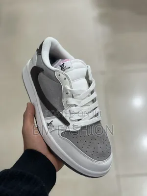 Louis Vuitton X Travis Scott Inspired Aj1 Low