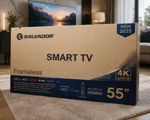 Salvador 55” Frameless Smart Tv – Ultra Hd (2025 Model)