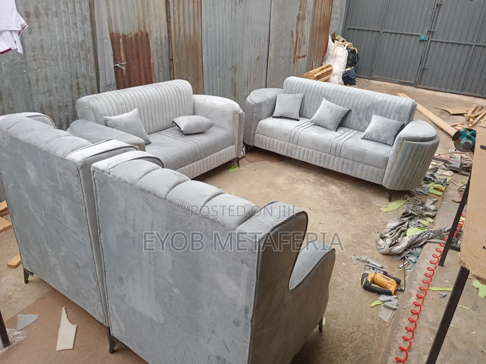 Bed and Sofa
