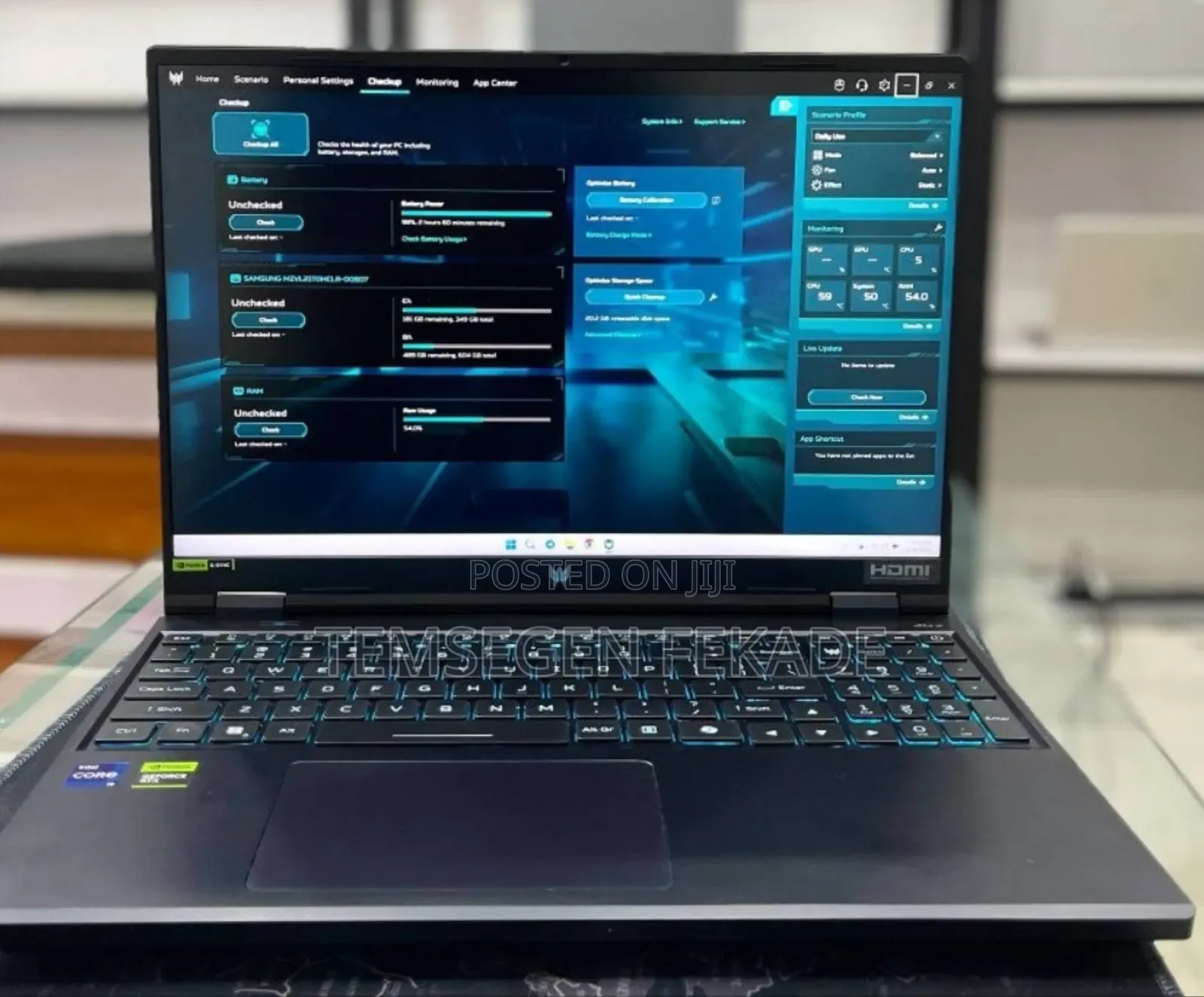 New Laptop Acer Predator Helios Neo 16 16GB Intel Core i9 SSD 1T