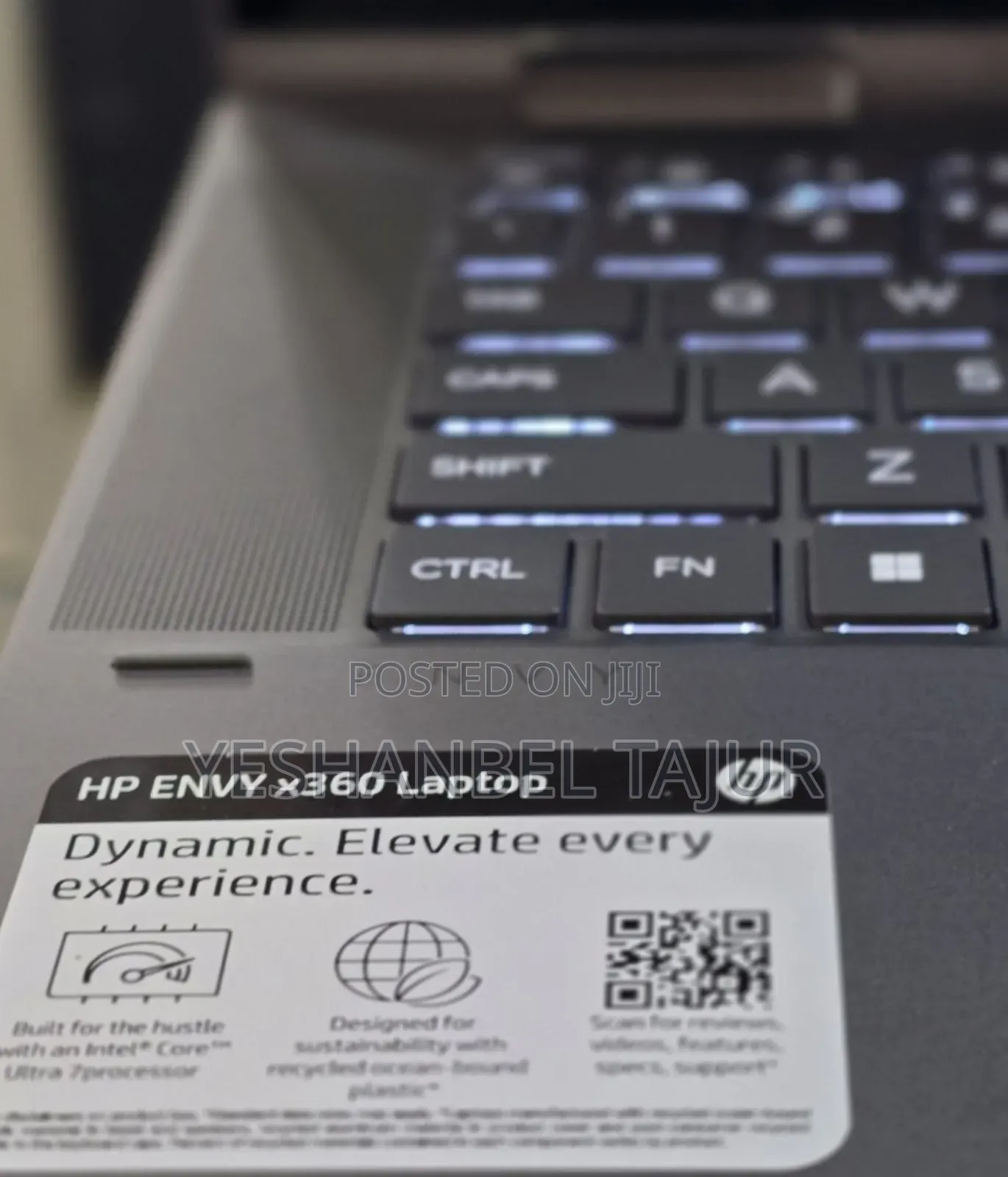 New Laptop HP Envy X360 16GB Intel Core 7 SSD 512GB