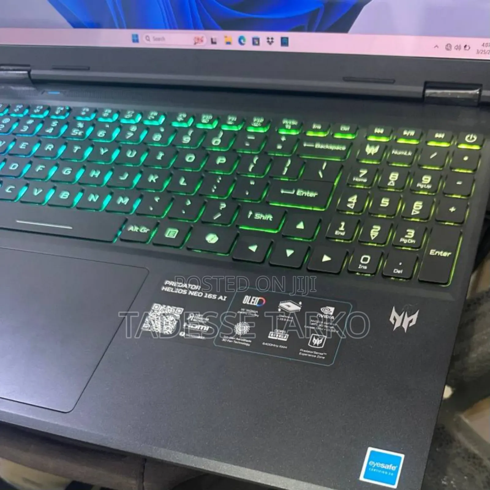 New Laptop Acer Predator Helios Neo 16 16GB Intel Core Ultra 9 SSD 1T