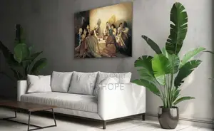 The Last Supper Canvas Wall Art -የጌታ እራት ስዕል