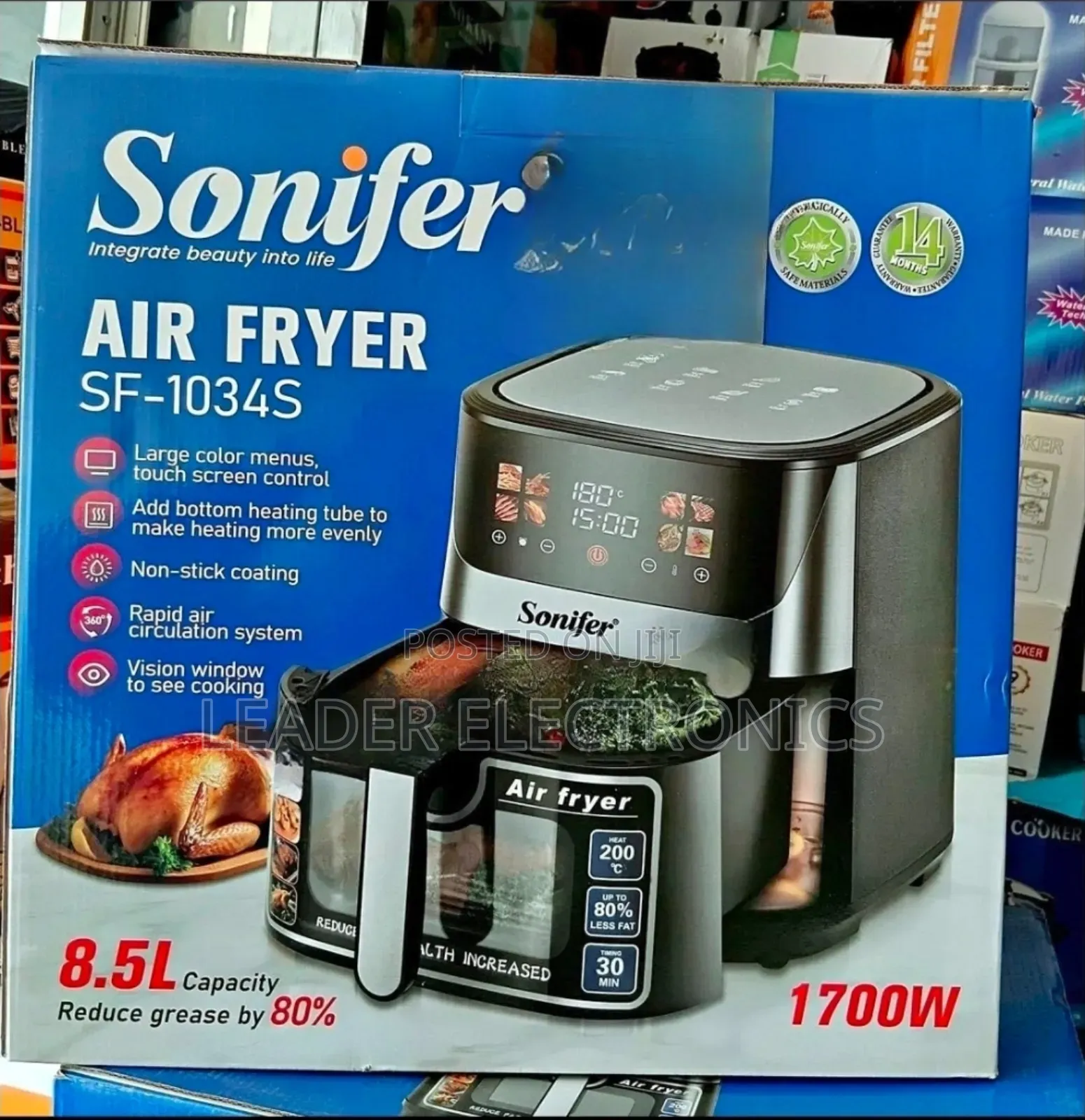 Sonifer Air Fryer 8.5 Liter High Quality Product