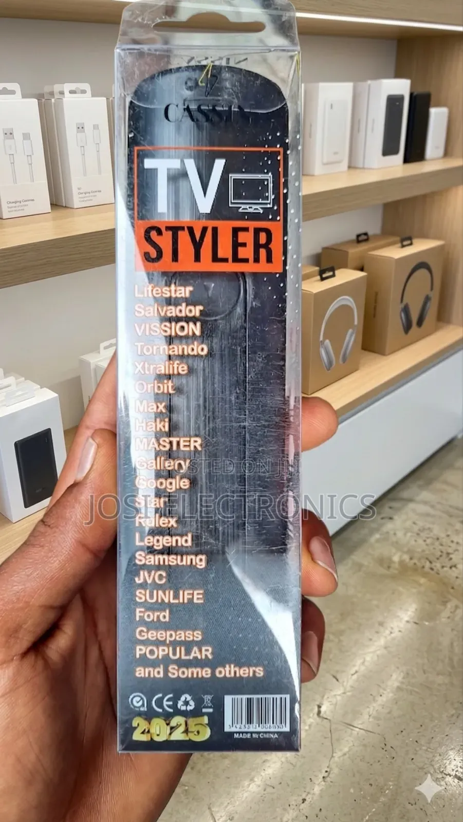 Styler Remote ሁሉን Tv ሳይሞላ የሚያዝ
