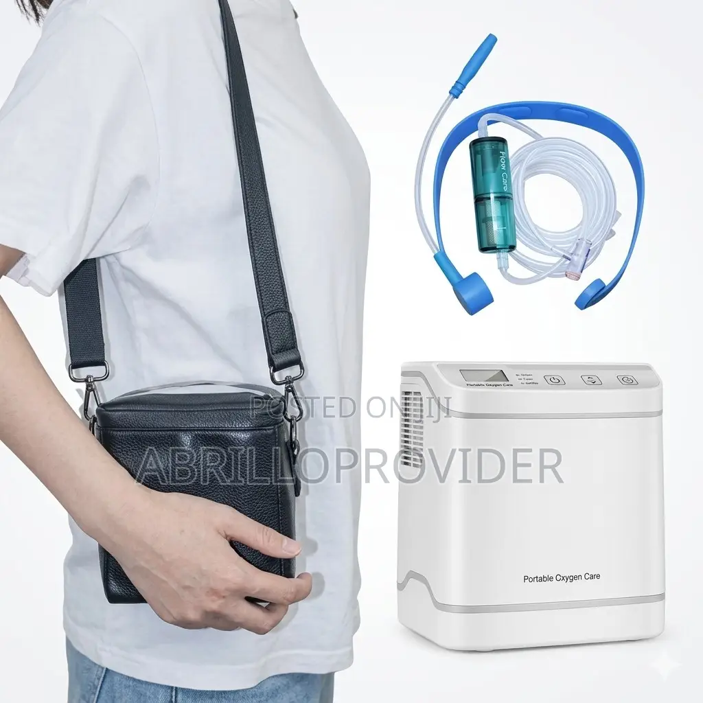 Oxygen Generator for Travel 1-5l,Dual Modes Lightweight Oxygen Machin