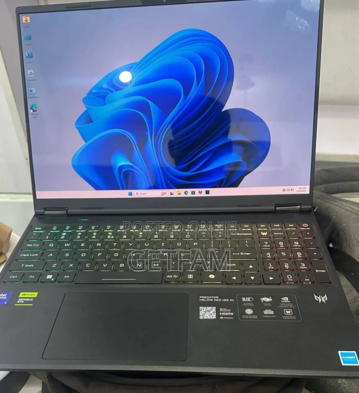 New Laptop Acer Predator Helios Neo 16 32GB Intel Core Ultra 9 SSD 1T