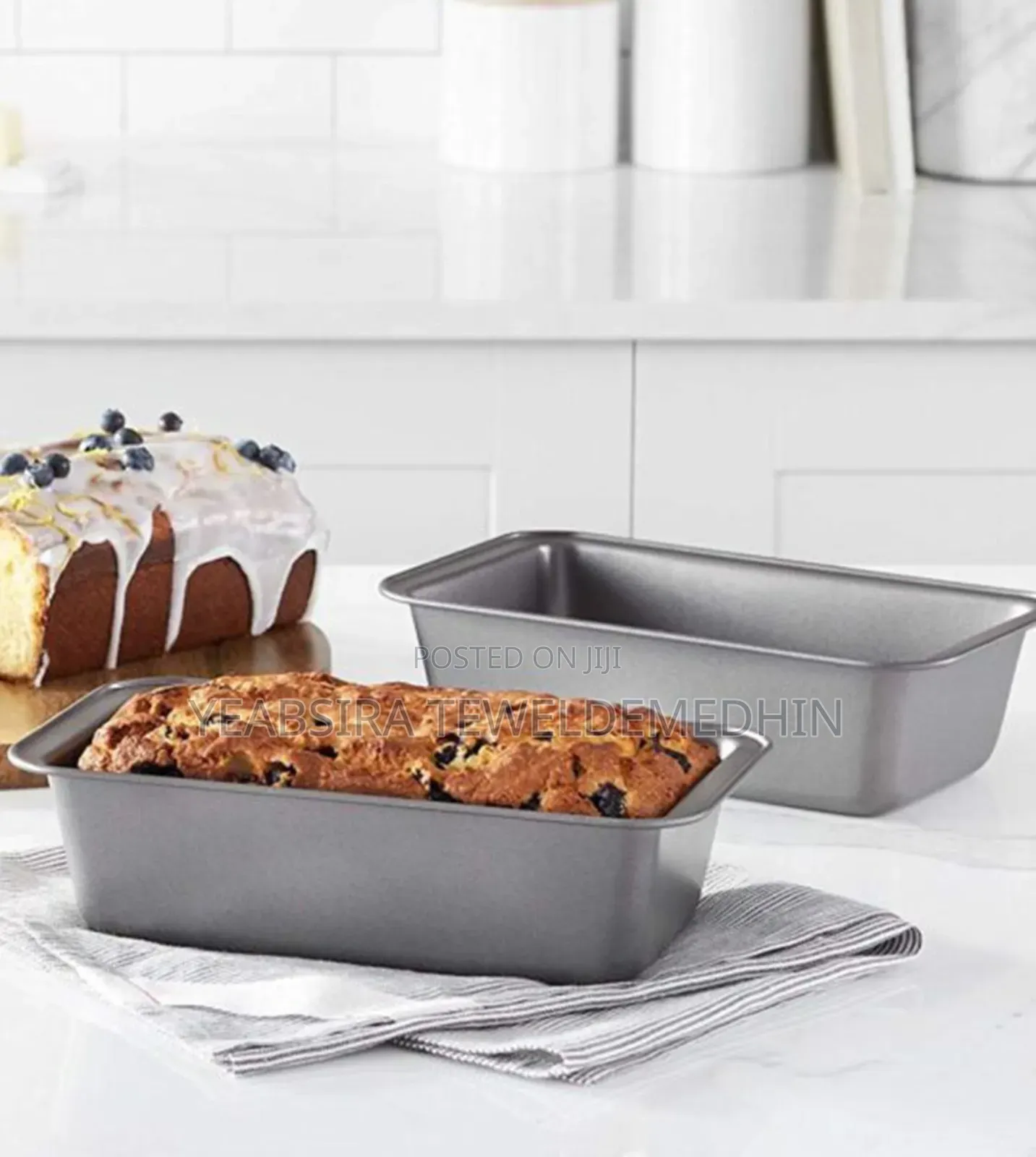 1pc Stainless Steel Loaf Pan