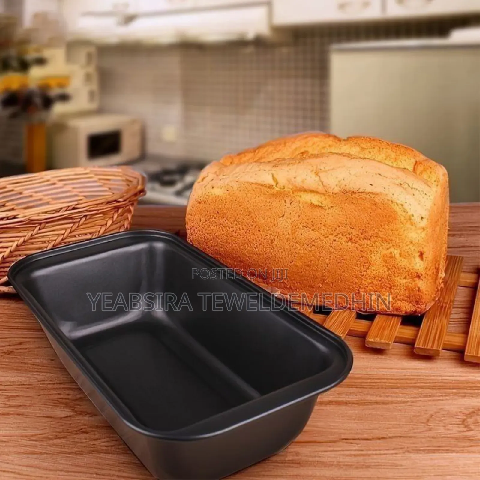 1pc Stainless Steel Loaf Pan