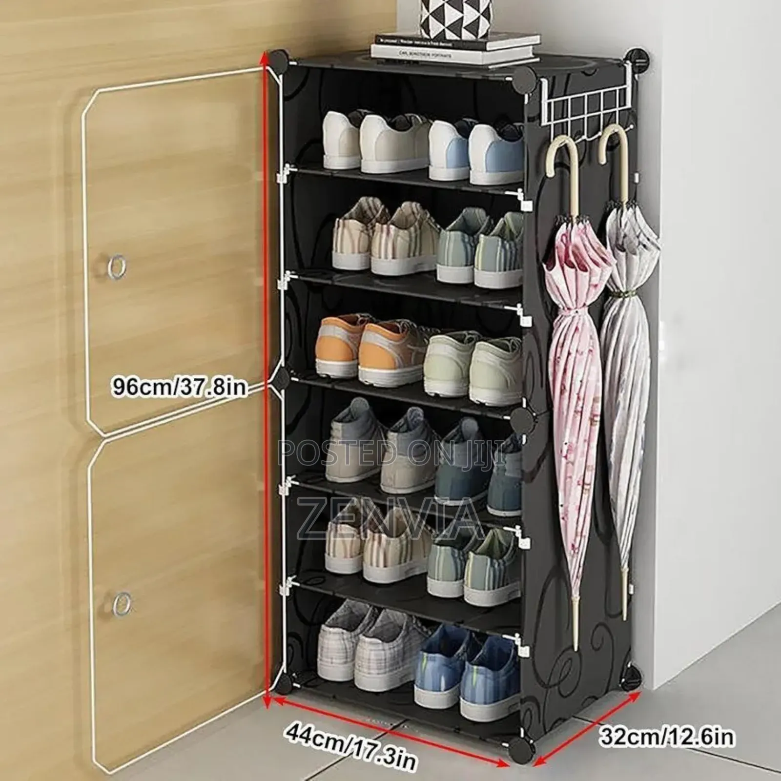 Plastic Cube Shoe Rack /🔴Free Delivery /