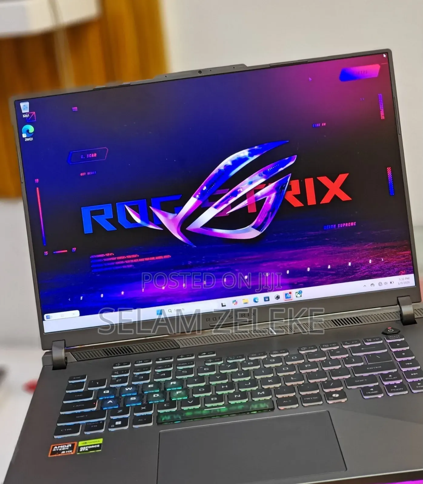 New Laptop Asus ROG Strix G16 G614 16GB AMD Ryzen 9 SSD 1T