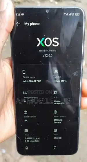 Infinix Smart 7 64 GB Blue