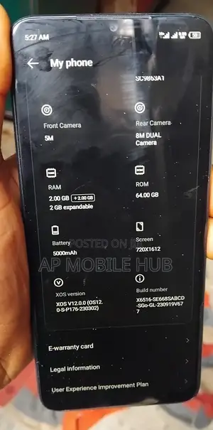 Infinix Smart 7 64 GB Blue