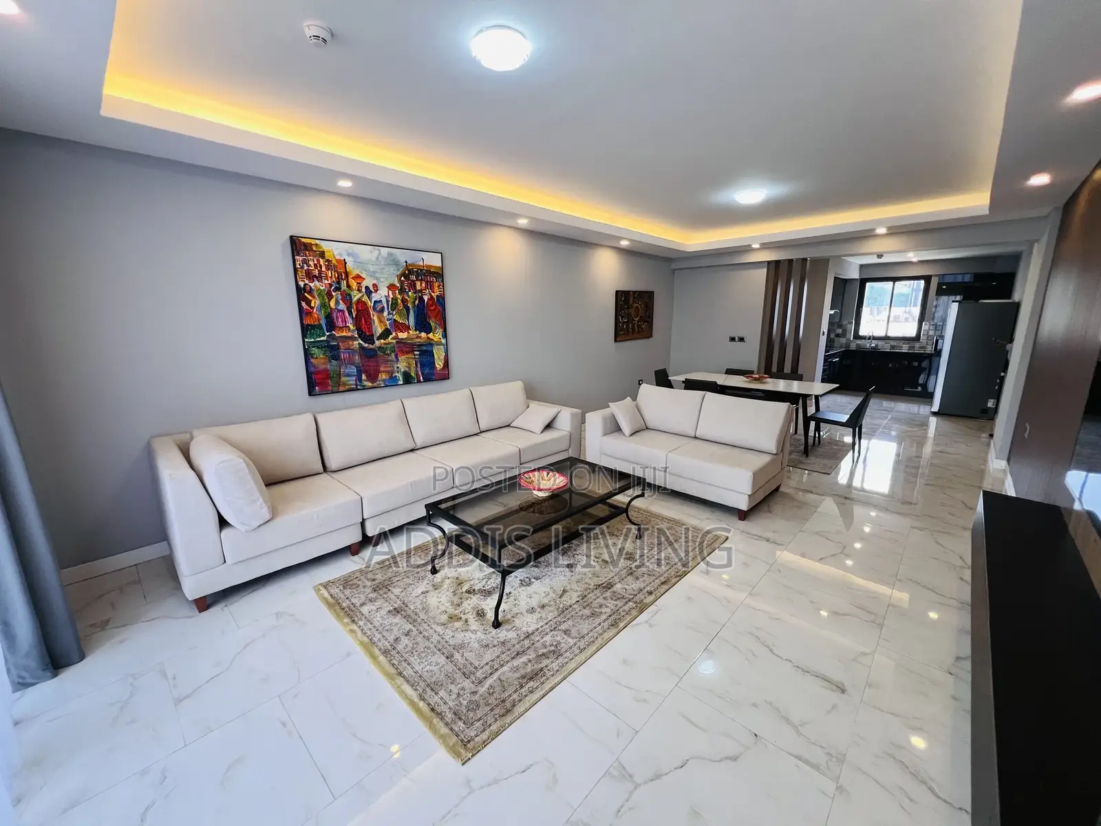 Furnished 3bdrm Apartment in Bole for rent