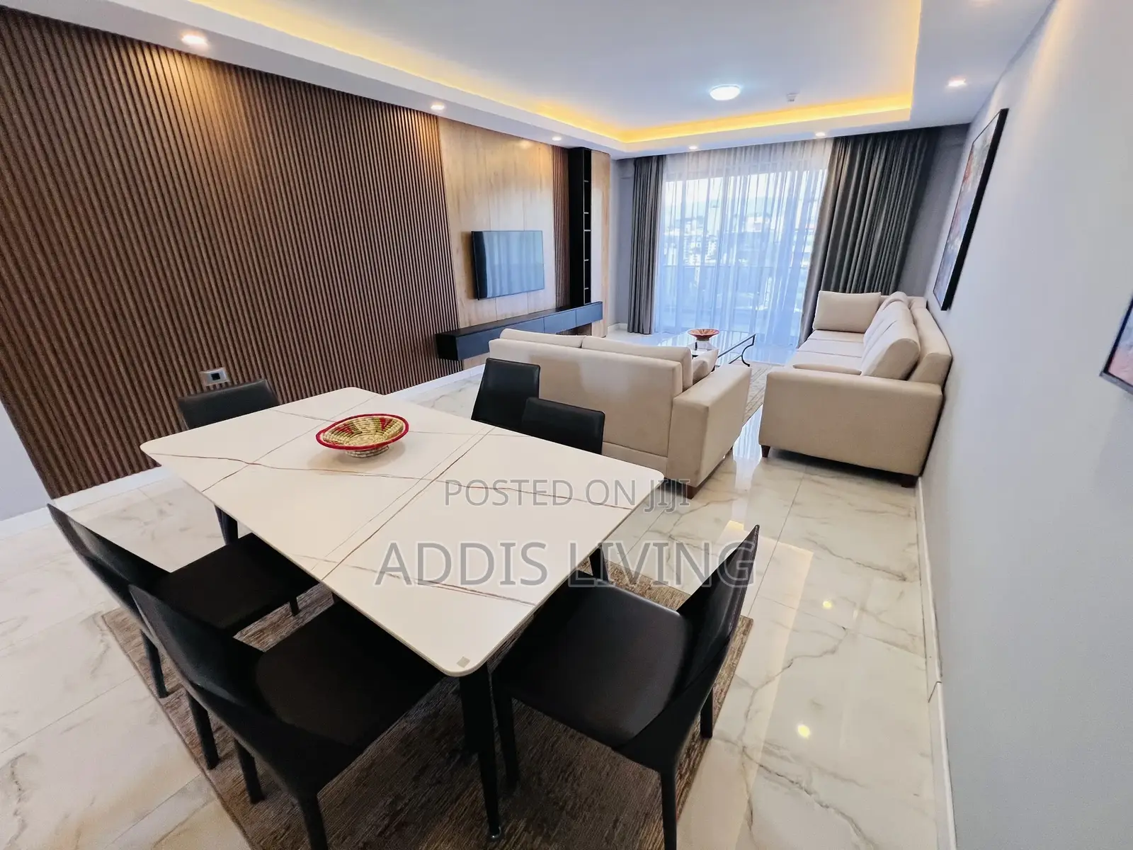 Furnished 3bdrm Apartment in Bole for rent