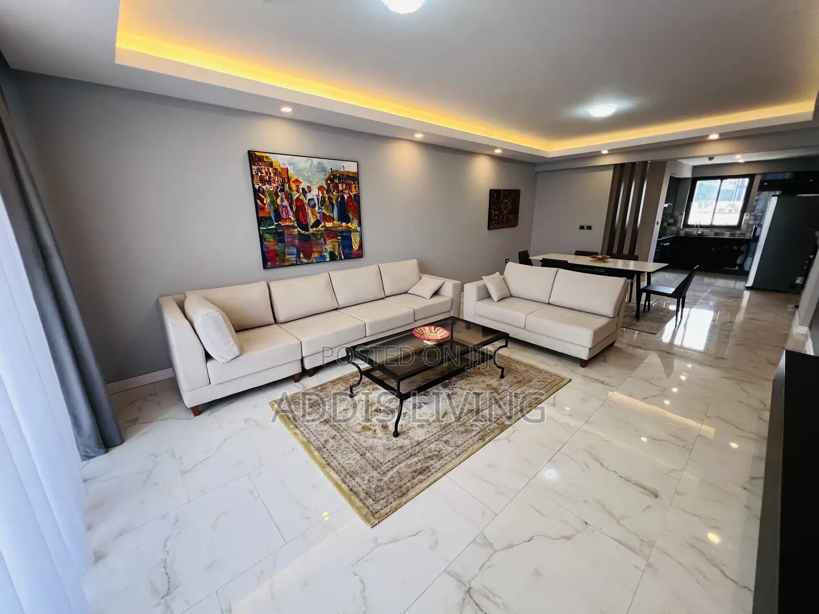 Furnished 3bdrm Apartment in Bole for rent
