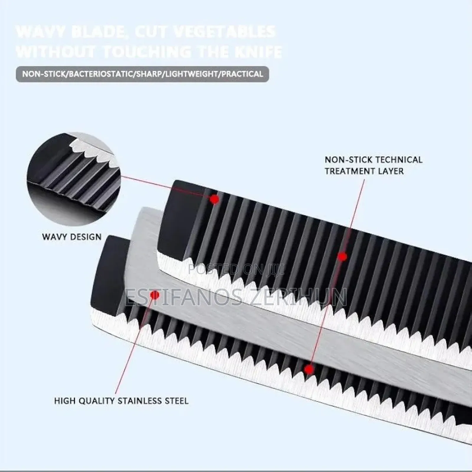 6pcs Daily Use Sharp Knife Set