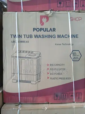 Popular Brand Twin Tub Washing Machine, Likely the 13kg Capacity.