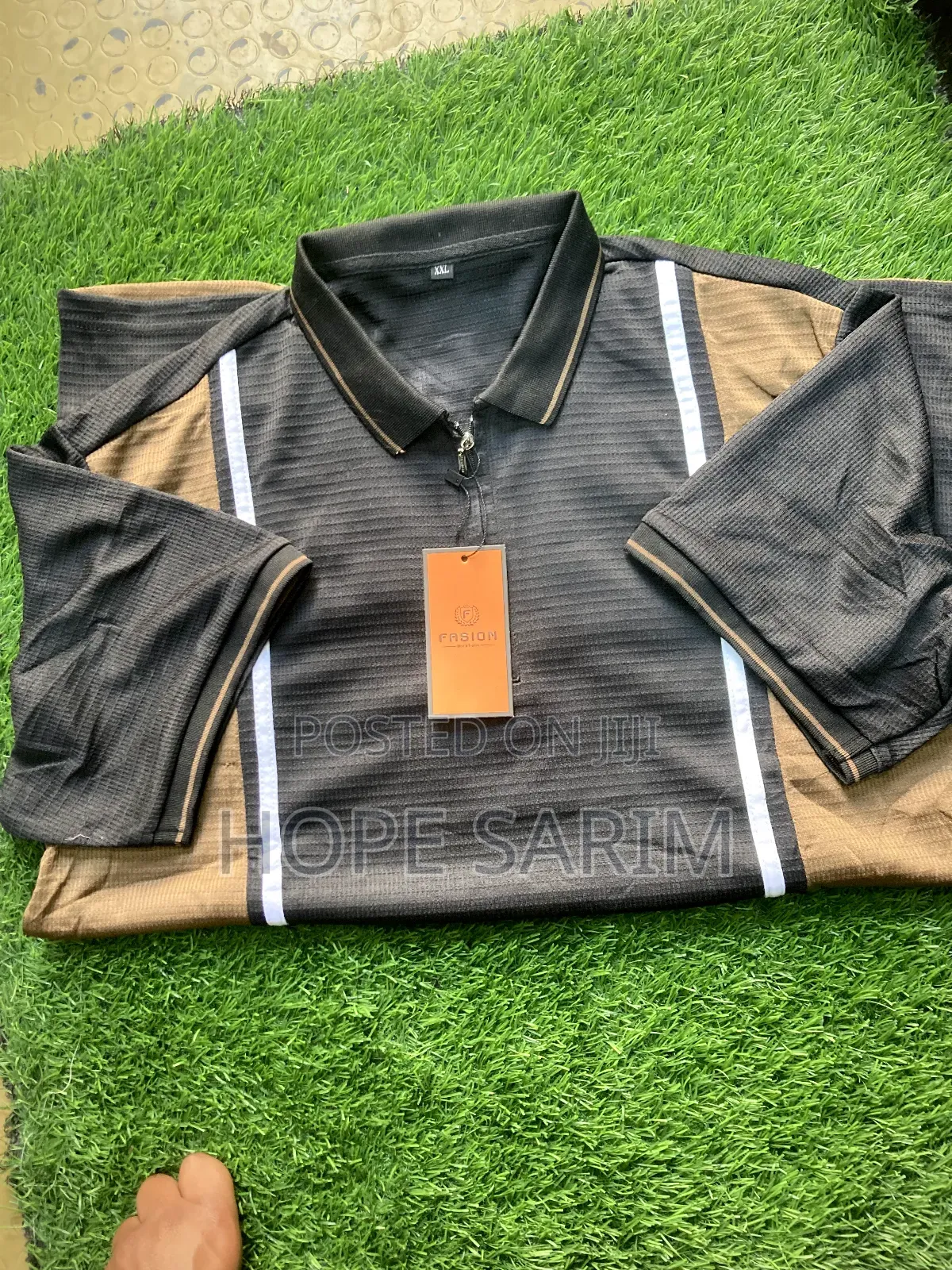 New Fashion Men's Striped Polo