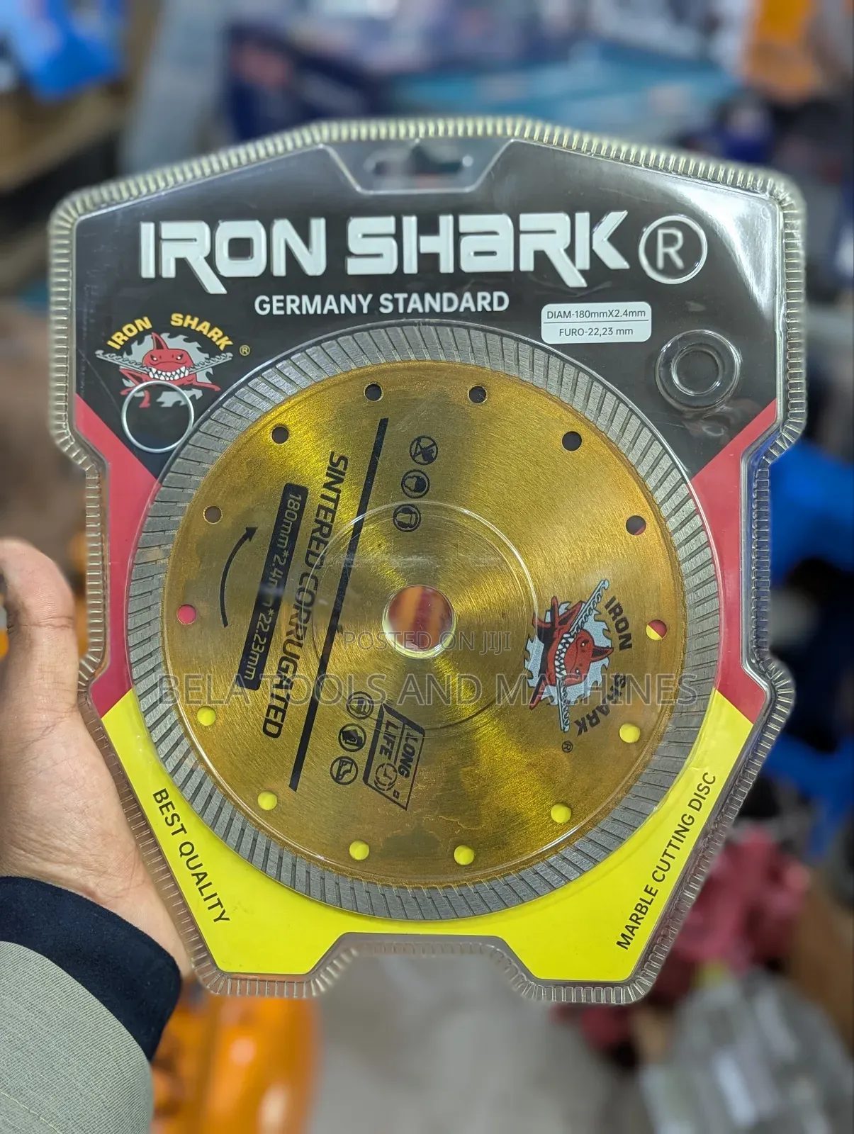 Iron Shark 180mm Blade Diamond Marble Cutting Disk