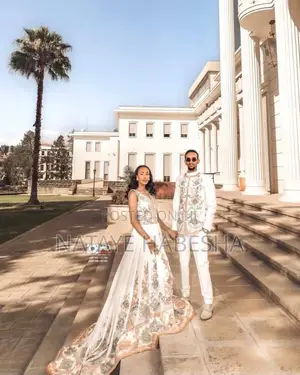 የሀገር ባህል ልብሶች የሀበሻ ቀሚስ Habesha Kemis Chiffon Traditional Dressየሐበሻ ልብስ