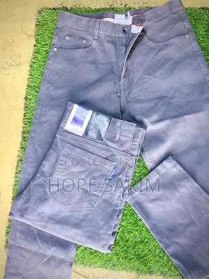 Men's Slim-Straight Khaki Trousers