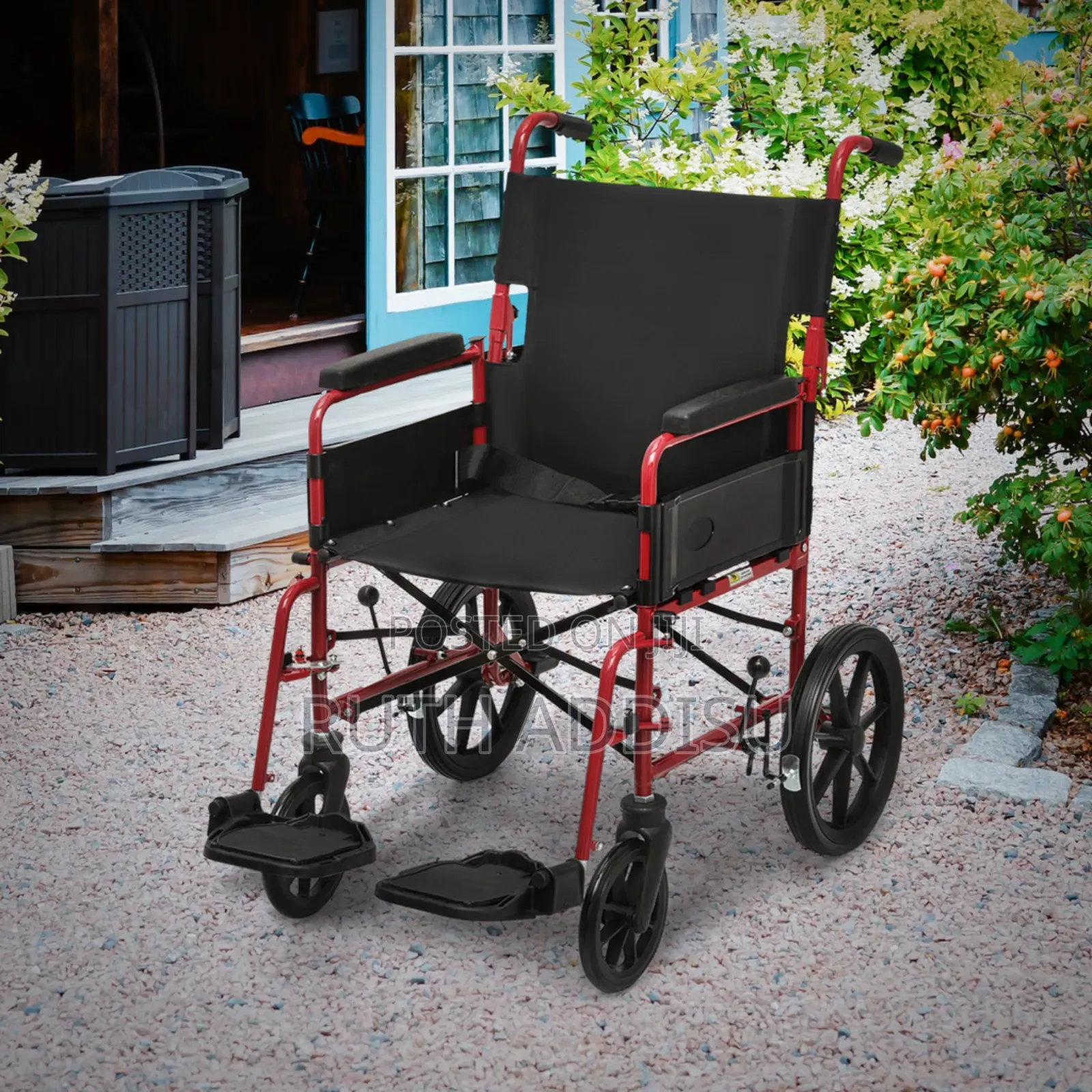 Wydk Wheelchairs for Adults Ultralight Transport Flip Back Wheelchair