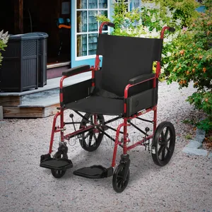 Wydk Wheelchairs for Adults Ultralight Transport Flip Back Wheelchair