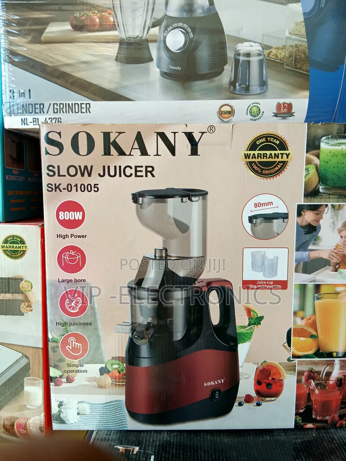 Sokany Slow Juicer Sk 8000w High Power Professional Juice Extractor