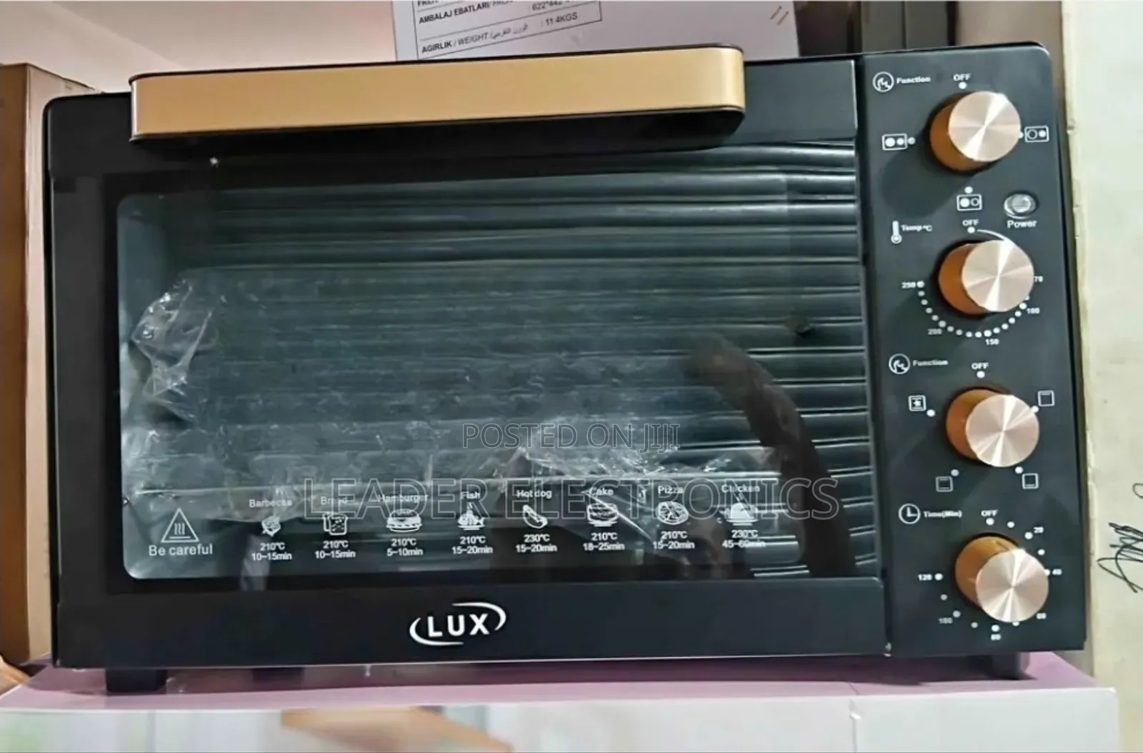 Lux Mini Oven 60 L – Large Capacity Electric Oven