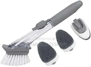Cleaning Brush Replaceable Double Head