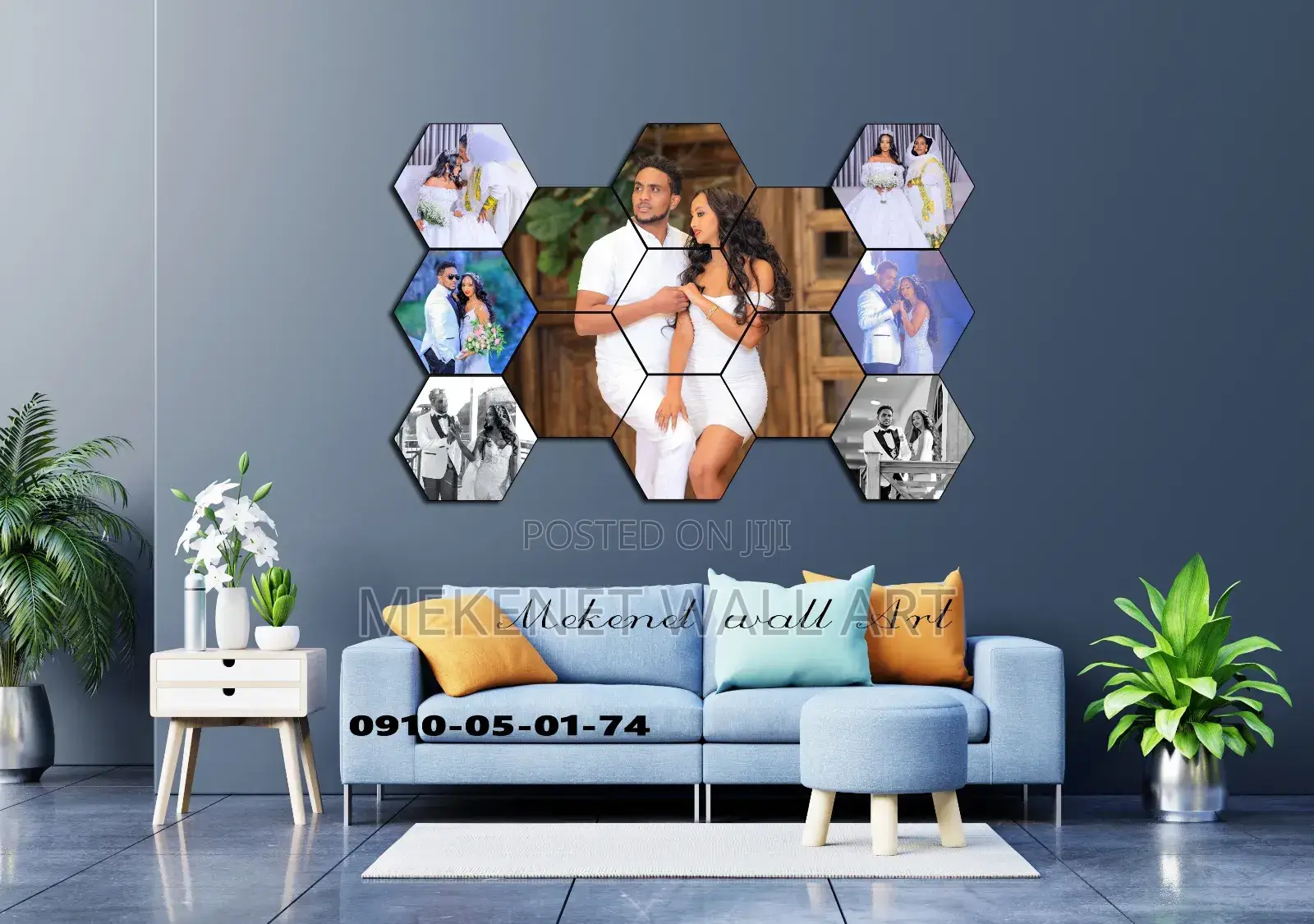 Wall Art Pictures and Hexagonal Art