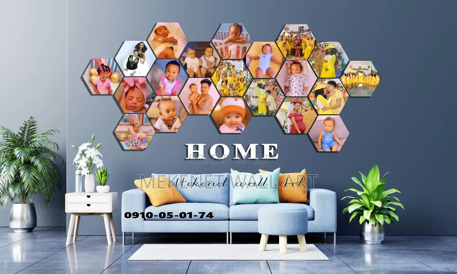 Wall Art Pictures and Hexagonal Art