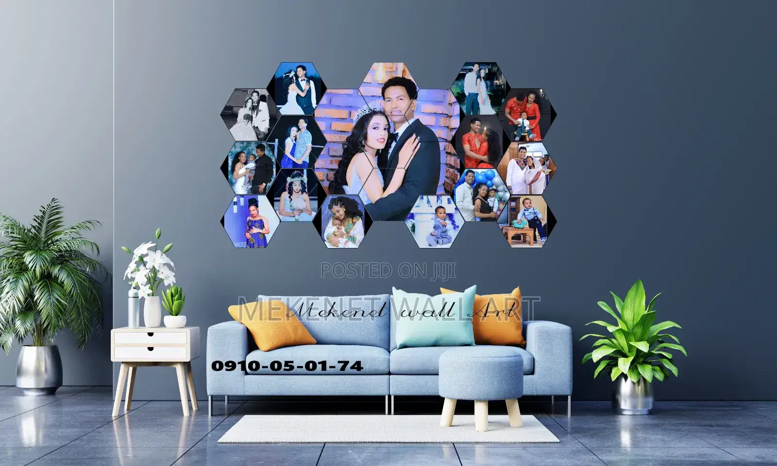 Wall Art Pictures and Hexagonal Art
