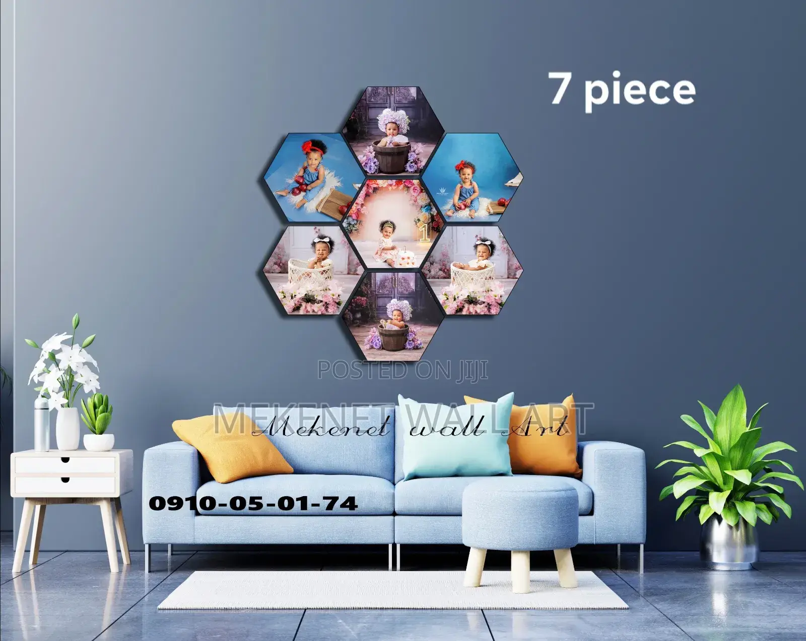Wall Art Pictures and Hexagonal Art