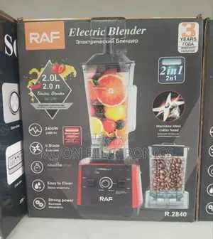 Raf 2-in-1 Electric Blender Juicer 2400w