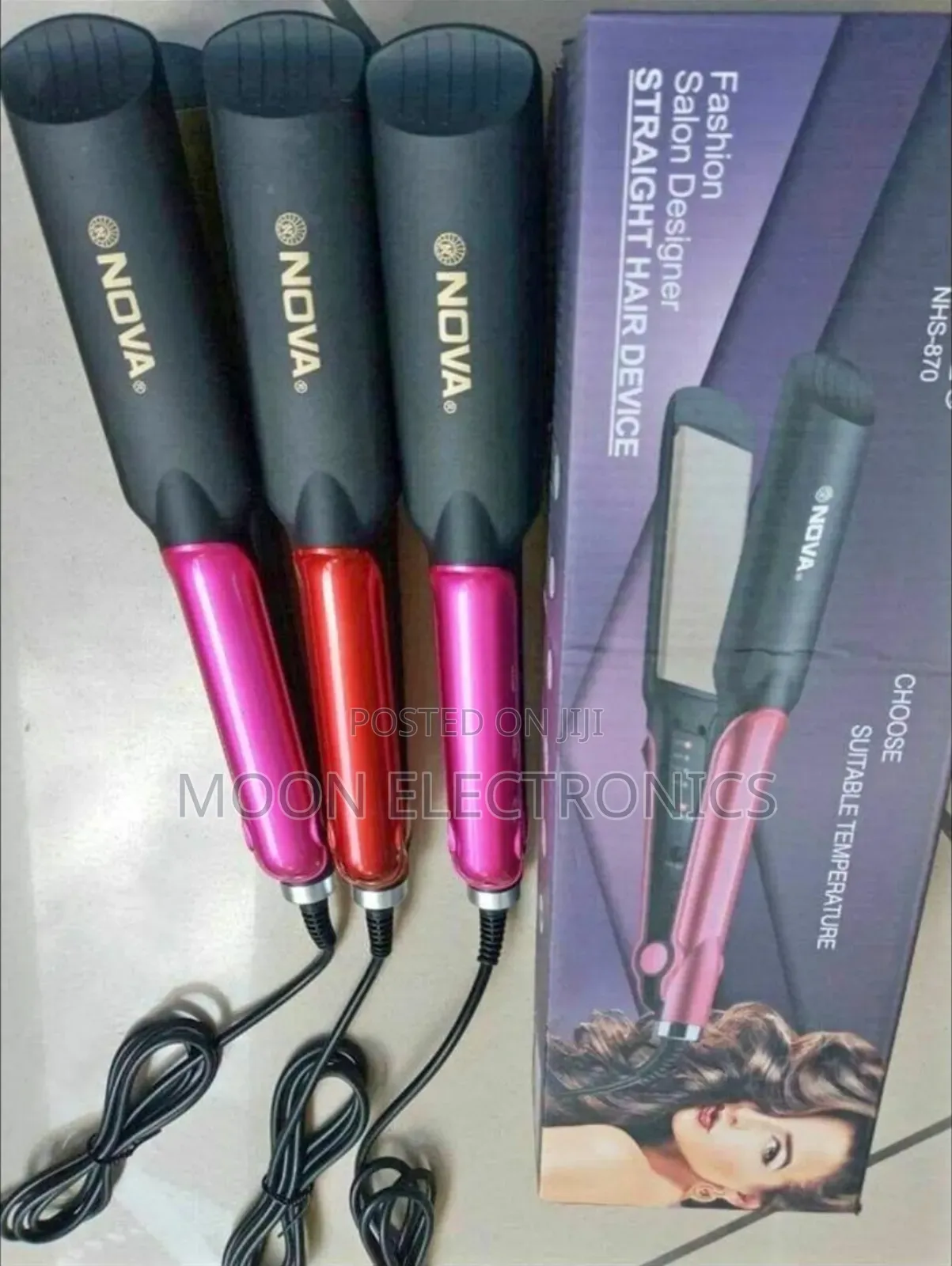 Nova Professional Nova Hear Straightener ኖቫ የፀጉር ፖይስትራ