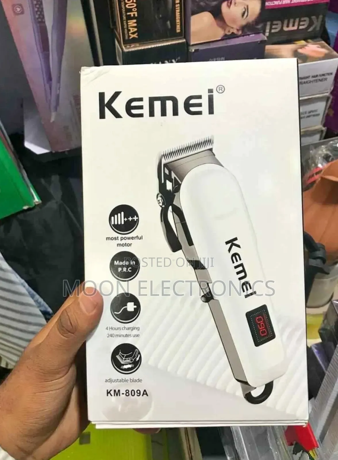 Kemei Professional Hair Trimmer ( Km-809a)